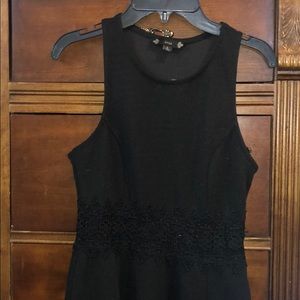 Black Simple casual dress